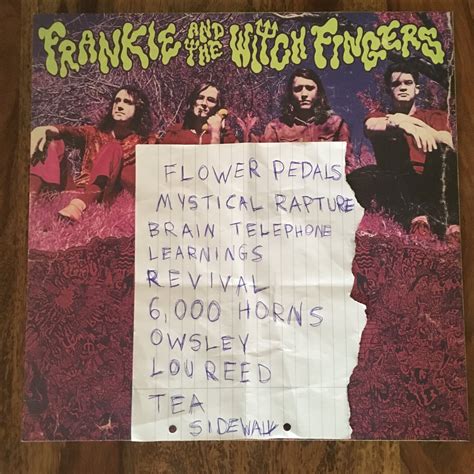 Frankie and thd witch fingerd setlist